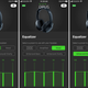 La app de Razer Opus permite elegir entre 5 modos distintos de ecualización